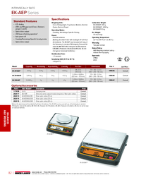 Thumbnail of document Data Sheet - EK-AEP Series, A&D Weighing Intrinsically Safe Compact Balances